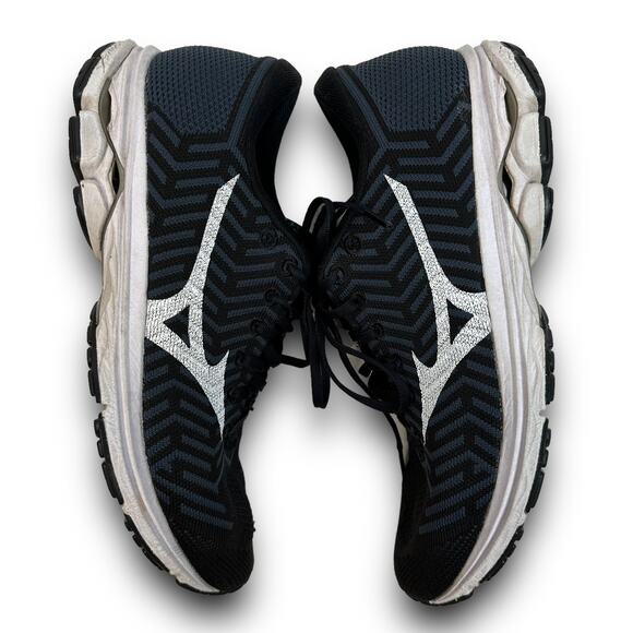 Mizuno Womens Waveknit R2 Gym Athletic Sneakers Shoes Black Dark Blue Size 9.5 - Picture 5 of 8